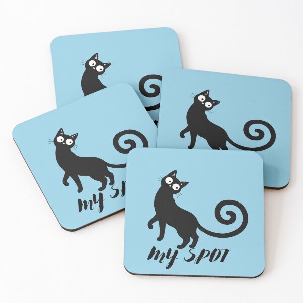 Item preview, My Spot Black Cat designed and sold by AdicretorDesign.