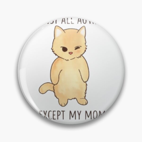 Item preview, Against All Authority Except My Mom Ladies Tank Top – Funny Cute Cat Winking Humor Gift Women's Tank designed and sold by IconicDesignsXd.