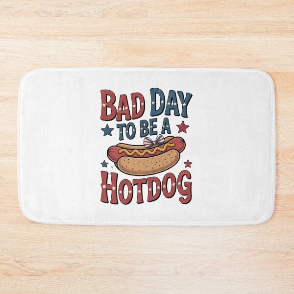Item preview, It's a bad day to be a hot dog designed and sold by jkrphoto.