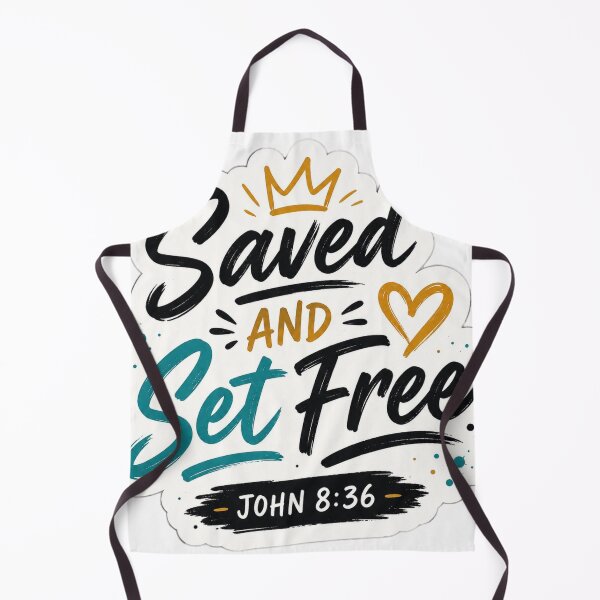 Item preview, Saved And Set Free Christian Streetwear Sticker designed and sold by Omanut Studio — By Ashwin..