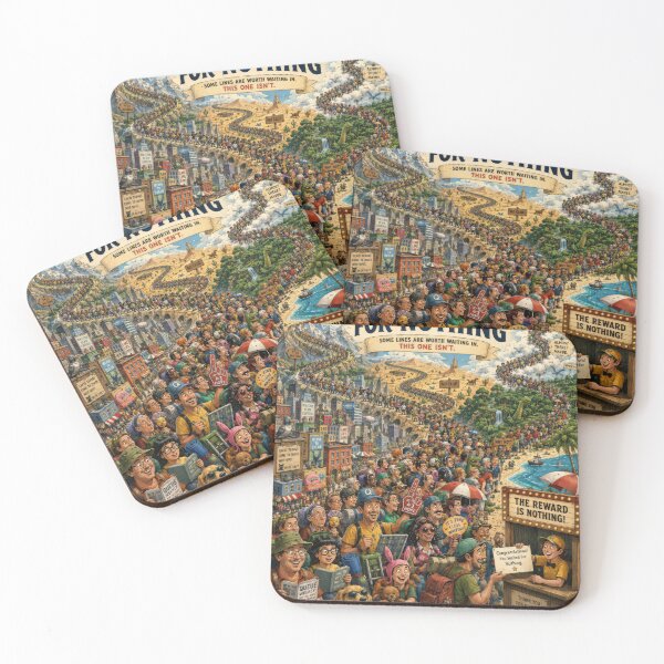 Item preview, The World's Longest Queue for Nothing designed and sold by konkapo00.