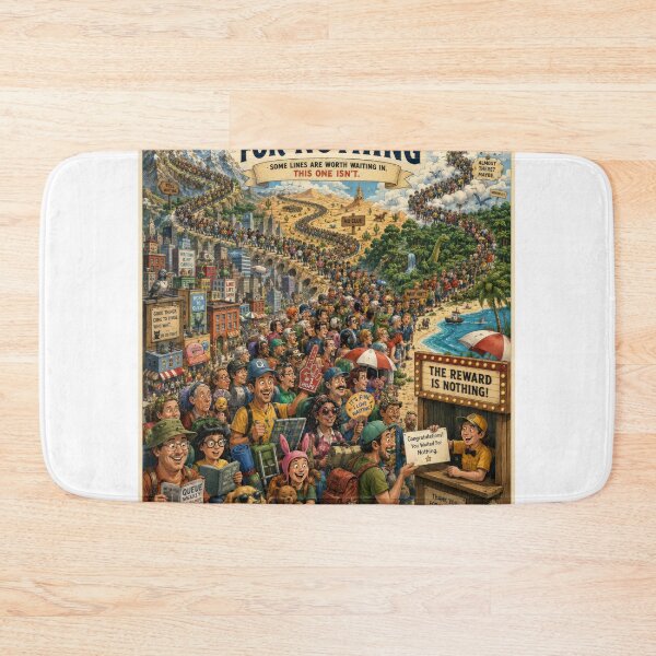 Item preview, The World's Longest Queue for Nothing designed and sold by konkapo00.