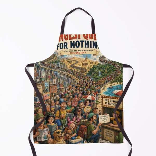 Item preview, The World's Longest Queue for Nothing designed and sold by konkapo00.