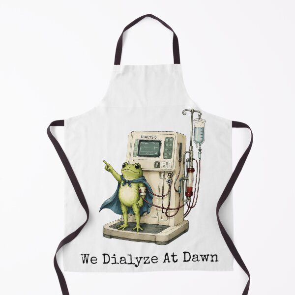 Item preview, Funny Frog Hero We Dialyze At Dawn Chronic Kidney Disease Awareness designed and sold by LakenDraphil.