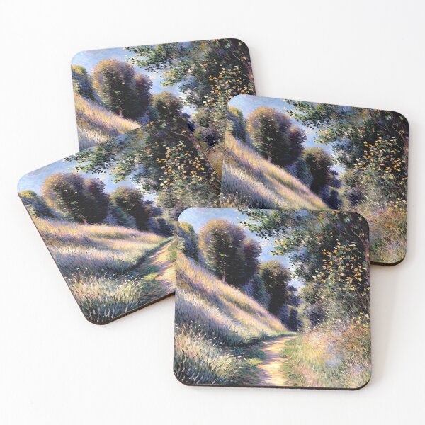 Item preview, Path at Pourville: Impression of Normandy’s Coastal Cliffs, Winding Trails designed and sold by artdesignsnow.