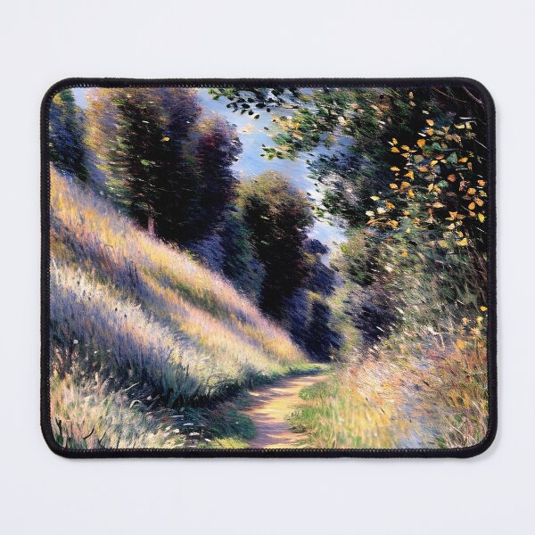 Item preview, Path at Pourville: Impression of Normandy’s Coastal Cliffs, Winding Trails designed and sold by artdesignsnow.