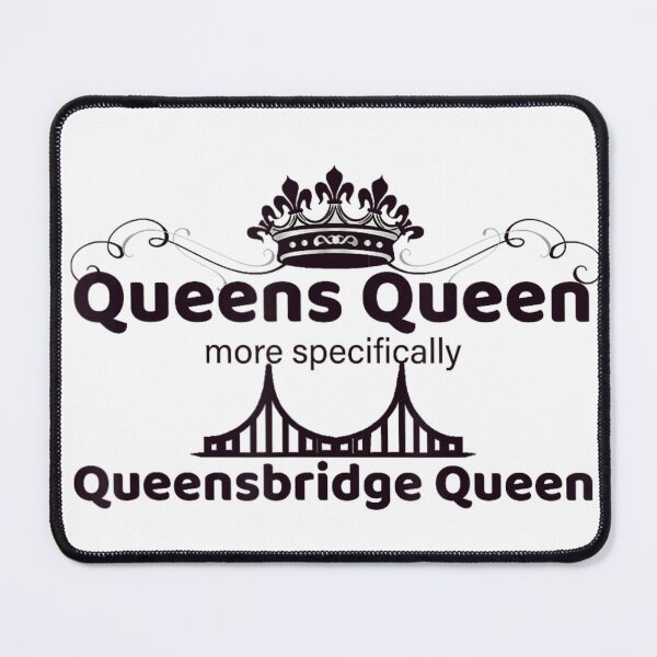 Item preview, Queensbridge Queen New York Hip Hop Bridge Crown Graphic Typography Design designed and sold by LakenDraphil.