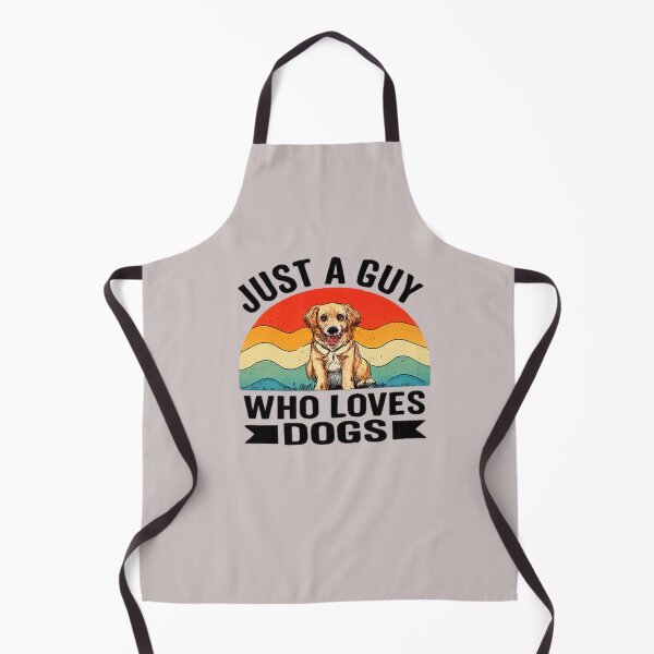 Item preview, Just A Guy Who Loves Dogs Funny Dog Dad Gift Design designed and sold by PoojaArtLab.