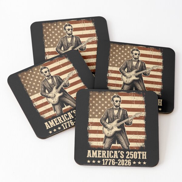 Item preview, America's 250th 1776-2026 Abraham Lincoln Guitar American Patriot History designed and sold by SofenArt.