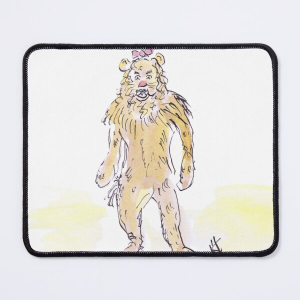 Item preview, Oz the cowardly lion designed and sold by Inky Fingers Illustrations.