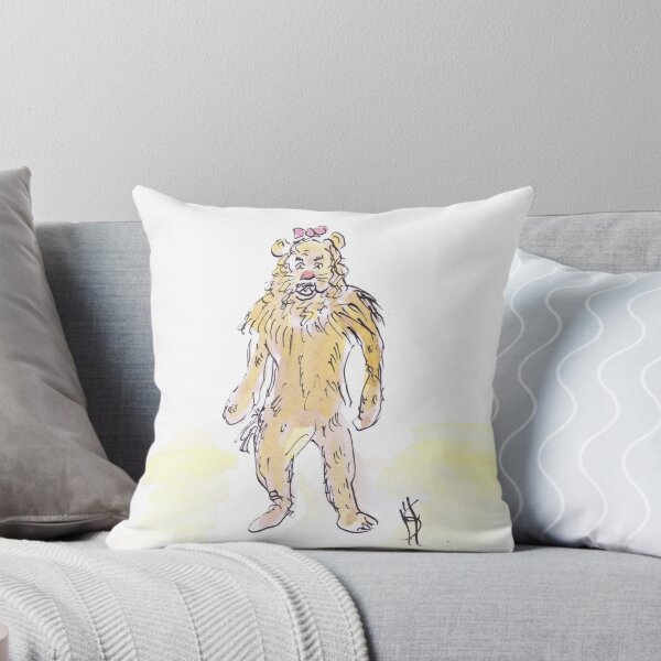 Item preview, Oz the cowardly lion designed and sold by Inky Fingers Illustrations.