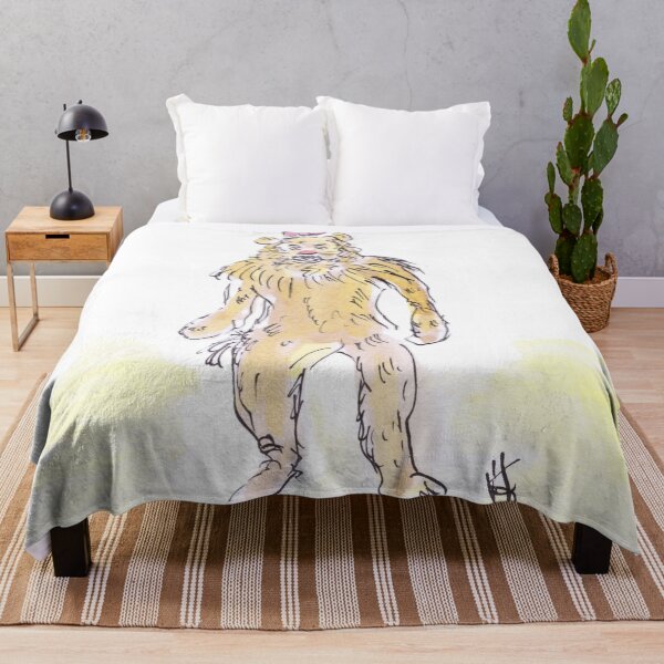 Item preview, Oz the cowardly lion designed and sold by Inky Fingers Illustrations.