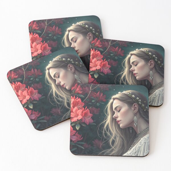 Item preview, Beautiful Woman with Flowers designed and sold by PAULINE.LUMINA.
