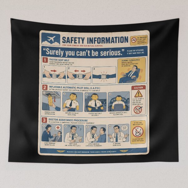 Item preview, Transcontinental Flight Safety Card designed and sold by agearb.
