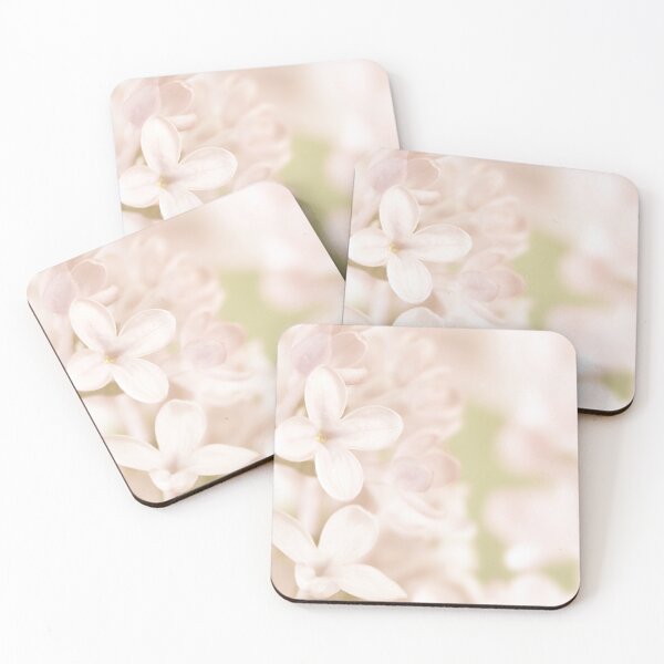 Item preview, Soft pastel color pink lilac macro with green leaves designed and sold by TanalyFlowers.