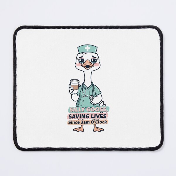 Item preview, Copy of Silly Goose Saving Lives Since 3am, Funny Nurse Classic T-Shirt  designed and sold by podlook.