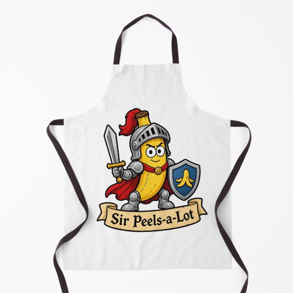 Item preview, Funny Banana Knight Sir Peels-a-Lot Medieval Fantasy Pun designed and sold by MonkiFlipp.