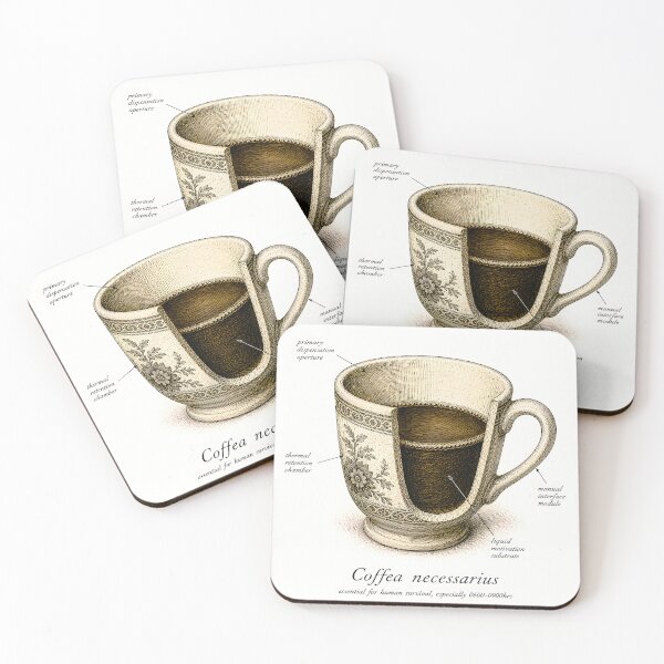 Item preview, Coffea Necessarius | Vintage Naturalist Scientific Illustration designed and sold by As Nature Intended.