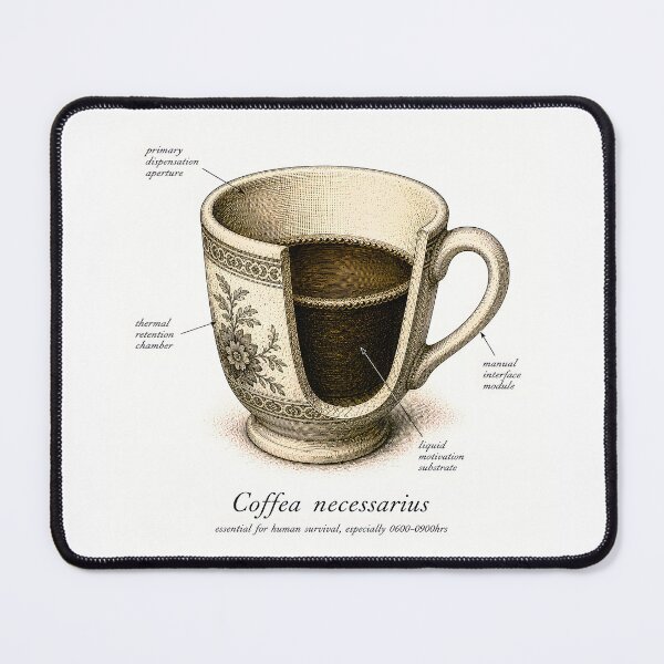 Item preview, Coffea Necessarius | Vintage Naturalist Scientific Illustration designed and sold by As Nature Intended.