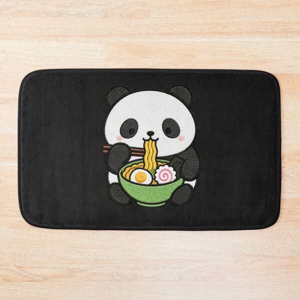 Item preview, Cute Kawaii Panda Eating Ramen designed and sold by ColorSplash123.