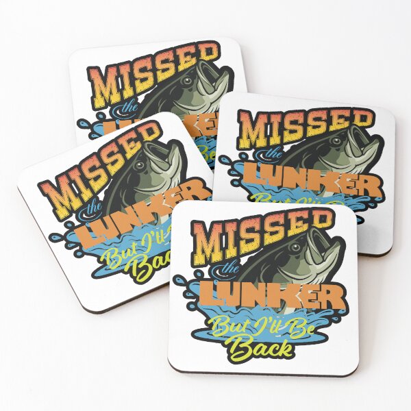 Item preview, "Missed the lunker, but I'll be back" largemouth bass fissing illustration. designed and sold by Art-Horizon.