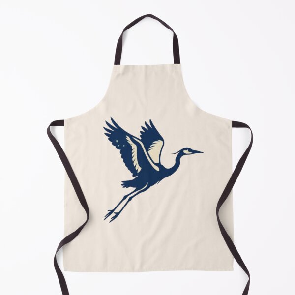 Item preview, Minimalist Flying Crane Bird Illustration Art designed and sold by Inkfino.