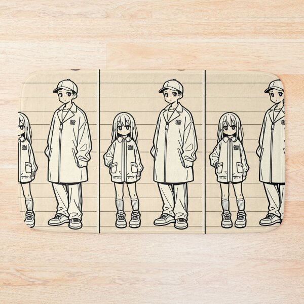 Item preview, Fashion - Man in Beige Coach Jacket Joggers High Tops Streetwear Anime designed and sold by AnimeShin.