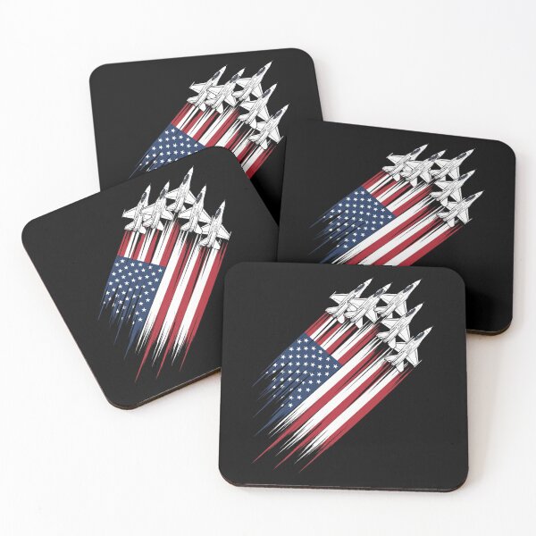 Item preview, American Flag Fighter Jets Military Patriot Aviation designed and sold by SofenArt.