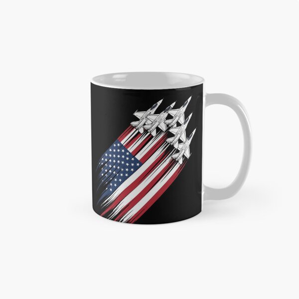 Item preview, American Flag Fighter Jets Military Patriot Aviation designed and sold by SofenArt.