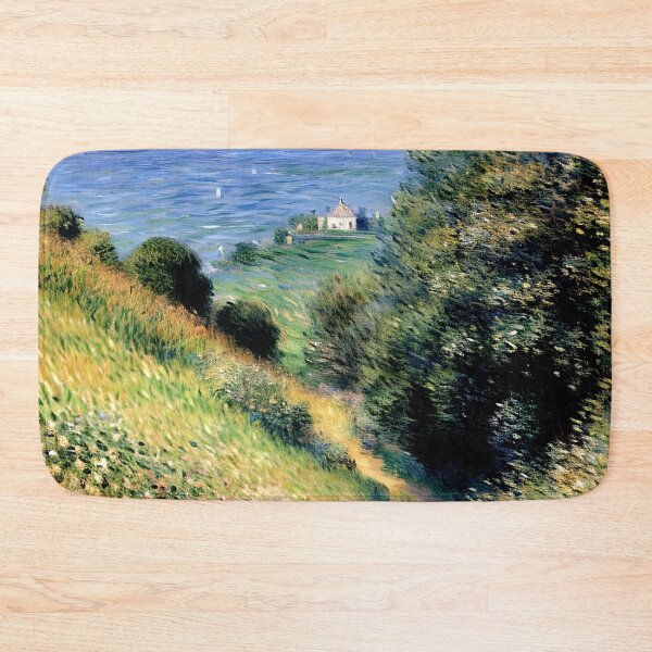 Item preview, Path at Pourville: Impression of Normandy’s Coastal Cliffs, Winding Trails (2) designed and sold by artdesignsnow.