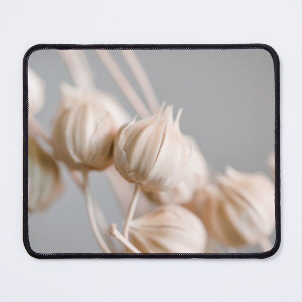 Item preview, Beige dried flower buds macro texture designed and sold by TanalyFlowers.