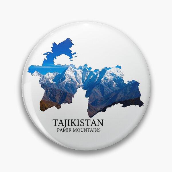 Item preview, Tajikistan Pamir Mountains Map Art - Roof of the World Travel Poster designed and sold by AbulailArt.