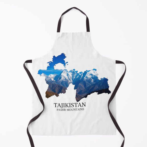Item preview, Tajikistan Pamir Mountains Map Art - Roof of the World Travel Poster designed and sold by AbulailArt.