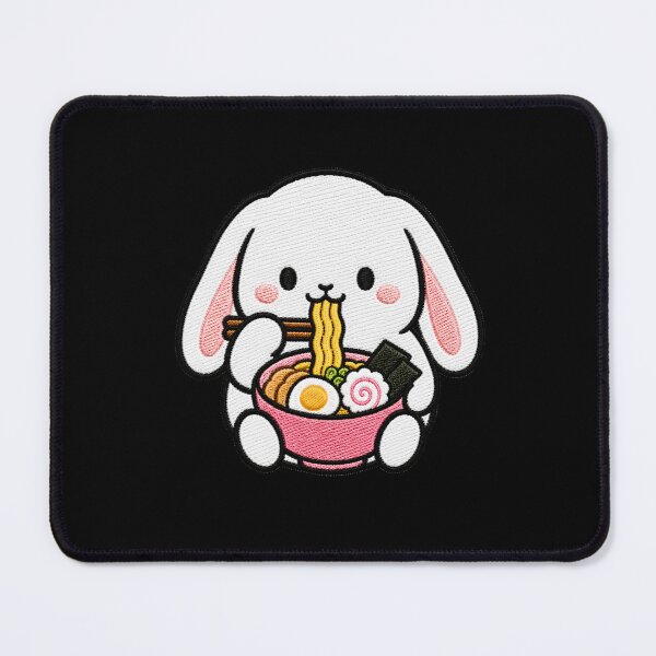 Item preview, Cute Kawaii Bunny Eating Ramen designed and sold by ColorSplash123.
