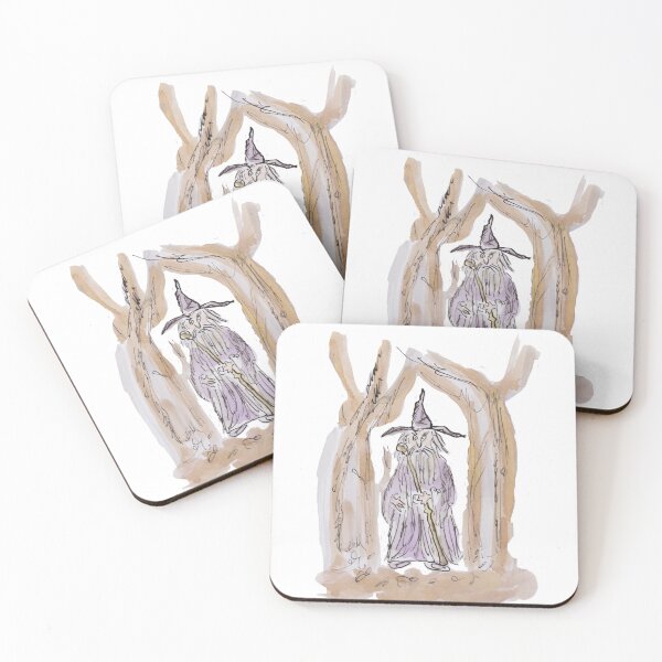 Item preview, Wizard in the woods designed and sold by Inky Fingers Illustrations.
