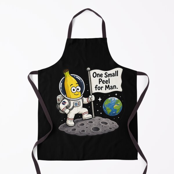 Item preview, Funny Banana Astronaut Space Pun One Small Peel for Man designed and sold by MonkiFlipp.