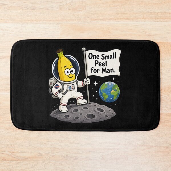Item preview, Funny Banana Astronaut Space Pun One Small Peel for Man designed and sold by MonkiFlipp.