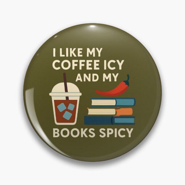 Item preview, I like my coffee icy and my books spicy designed and sold by ISG Designs.