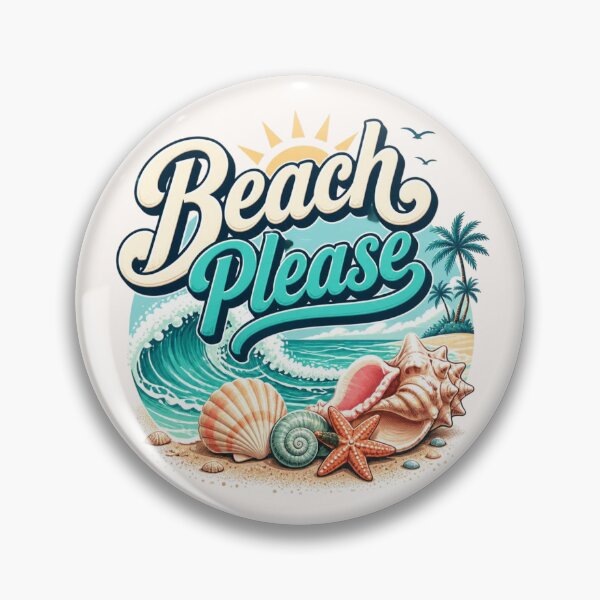 Item preview, Beach Please – Fun Tropical Vibes designed and sold by ABLAT_CREATIONS.