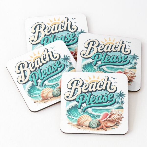 Item preview, Beach Please – Fun Tropical Vibes designed and sold by ABLAT-CREATIONS.