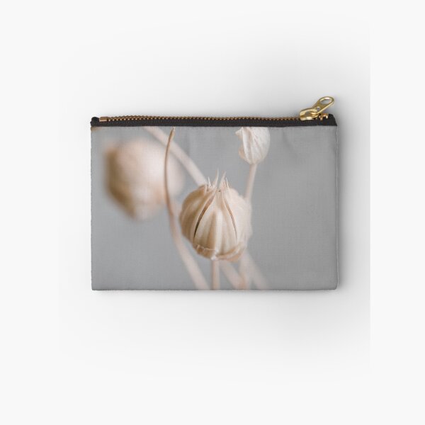 Item preview, Beige dried flower buds whith grey background macro designed and sold by TanalyFlowers.