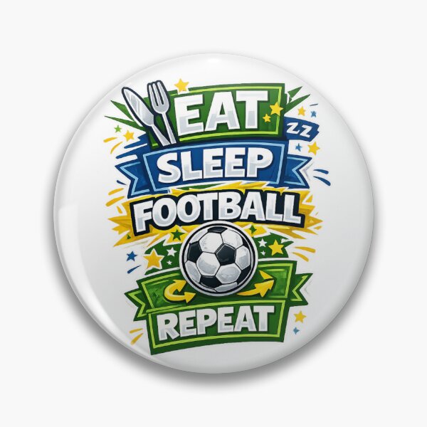 Item preview, Eat Sleep Football Repeat designed and sold by Someone Thinks It's Funny.
