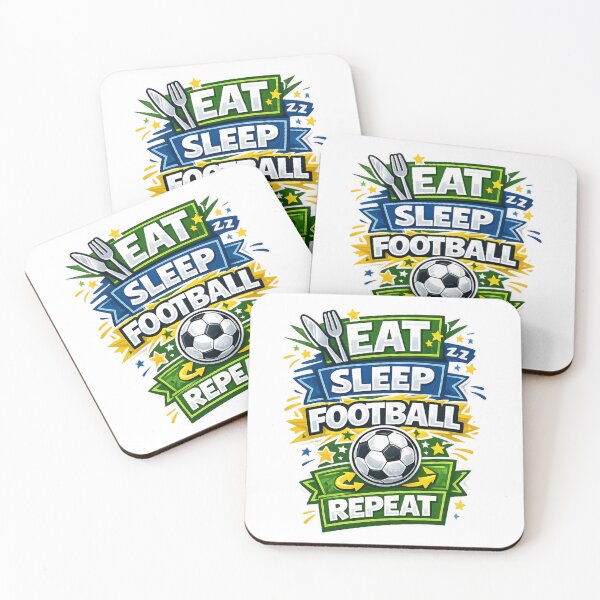 Item preview, Eat Sleep Football Repeat designed and sold by Someone Thinks It's Funny.