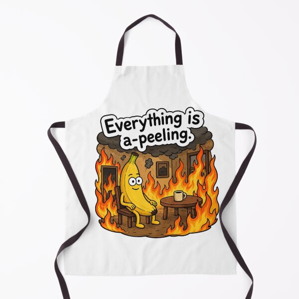 Item preview, Everything Is A-Peeling Funny Banana Chaos Meme Humor designed and sold by MonkiFlipp.