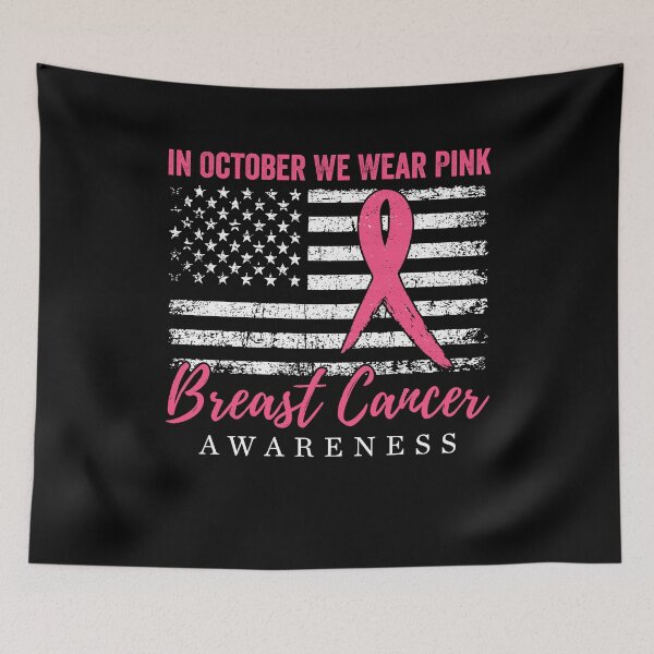 Item preview, In October We Wear Pink Breast Cancer Awareness Fighter Survivor Supporter designed and sold by SofenArt.