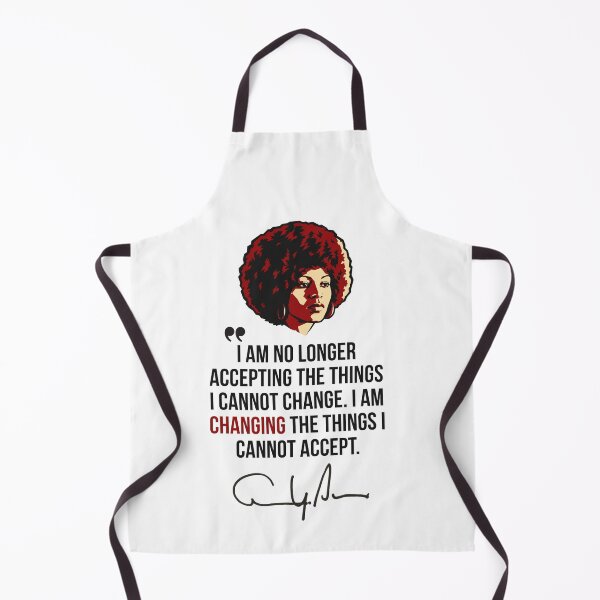 Item preview, Angela Davis Radical Change Activism Portrait Quote designed and sold by Red-Star-Coop.