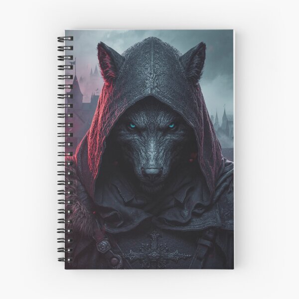 Item preview,  dark wolf medieval warrior designed and sold by PrintYourStyle.
