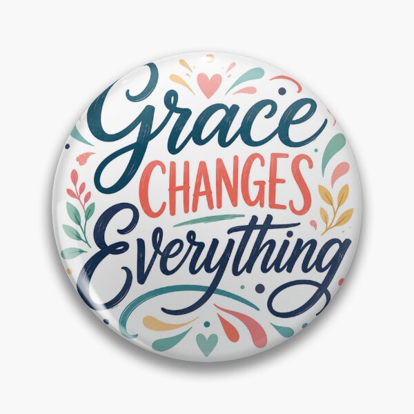 Item preview, Grace Changes Everything Christian Inspirational Sticker designed and sold by Omanut Studio — By Ashwin..