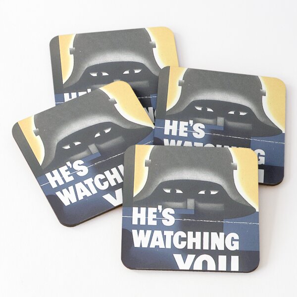 Item preview, He's Watching You - WWII Propaganda Poster  designed and sold by PosterBureau.