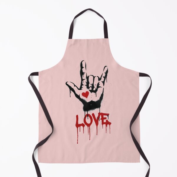 Item preview, LOVE , Banksy style , sign language designed and sold by CornershopTee.